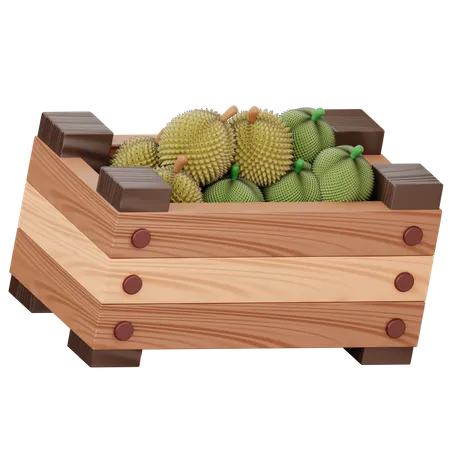 Cesto de frutas  3D Illustration