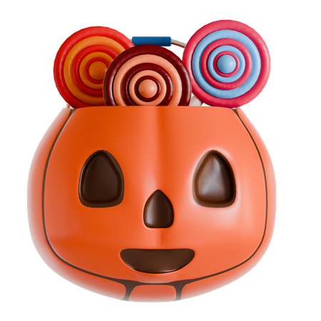 Cesta de halloween  3D Icon