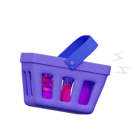 Cesta de la compra  3D Icon