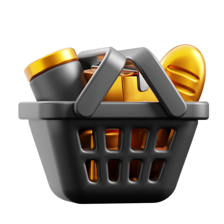 Cesta de la compra  3D Icon