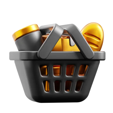 Cesta de la compra  3D Icon