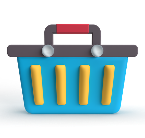 Cesta de la compra  3D Icon