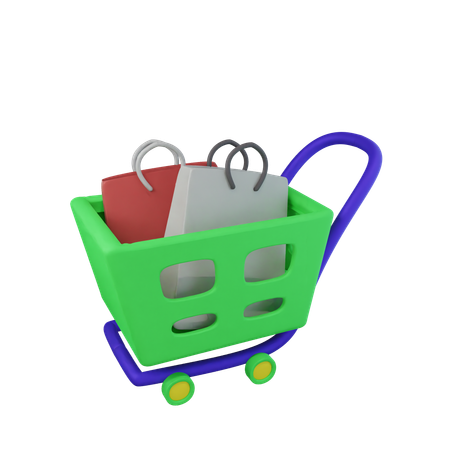 Cesta de la compra  3D Icon