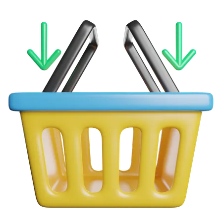 Cesta de la compra  3D Icon