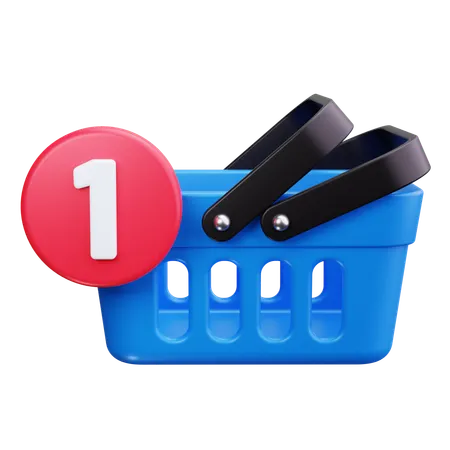 Cesta de la compra  3D Icon