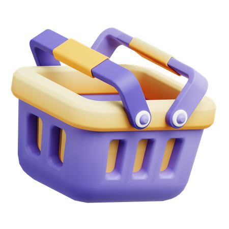 Cesta de la compra  3D Icon