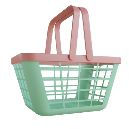 Cesta de la compra  3D Illustration