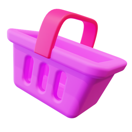 Cesta de la compra  3D Icon