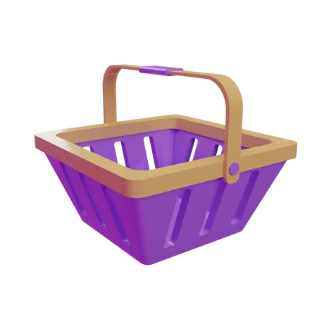 Cesta de la compra  3D Icon