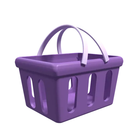 Cesta de la compra  3D Icon