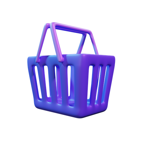 Cesta de la compra  3D Icon