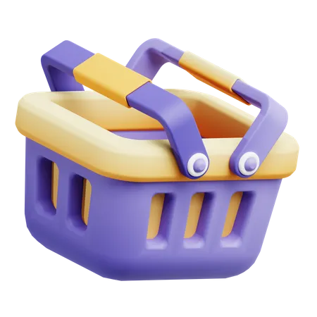 Cesta de la compra  3D Icon