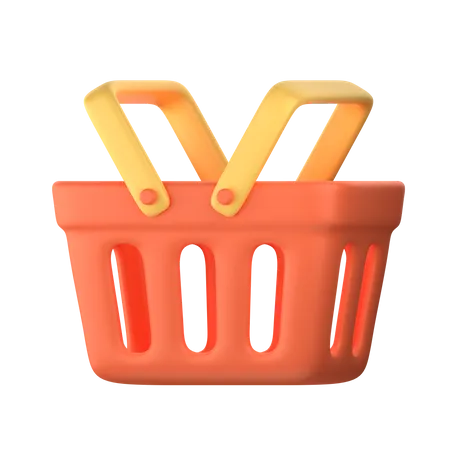 Cesta de la compra  3D Icon