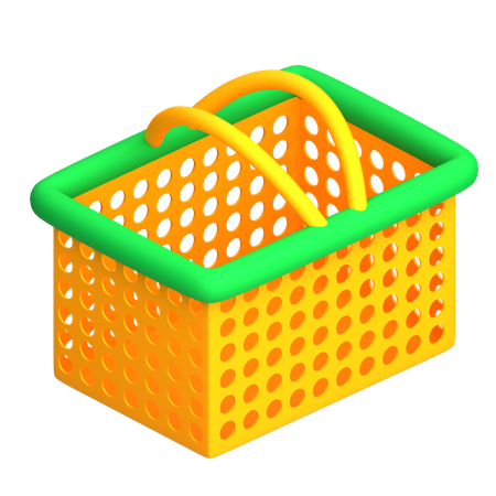 Cesta de la compra  3D Icon