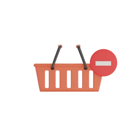 Cesta de la compra  3D Icon