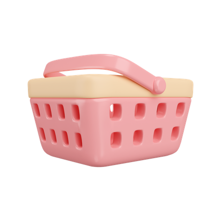 Cesta de la compra  3D Icon