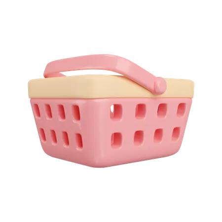 Cesta de la compra  3D Icon