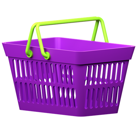 Cesta de la compra  3D Icon