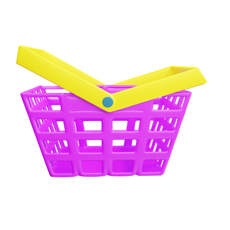 Cesta de la compra  3D Icon