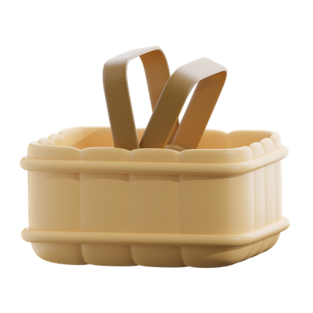 Cesta de picnic  3D Icon