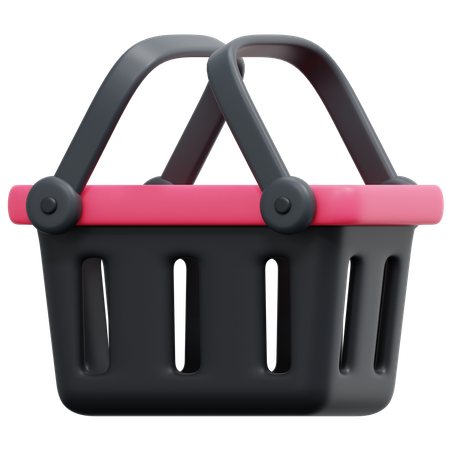 Cesta de compras  3D Icon