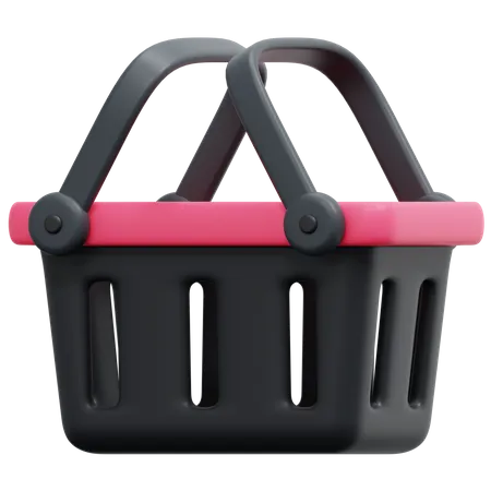 Cesta de compras  3D Icon