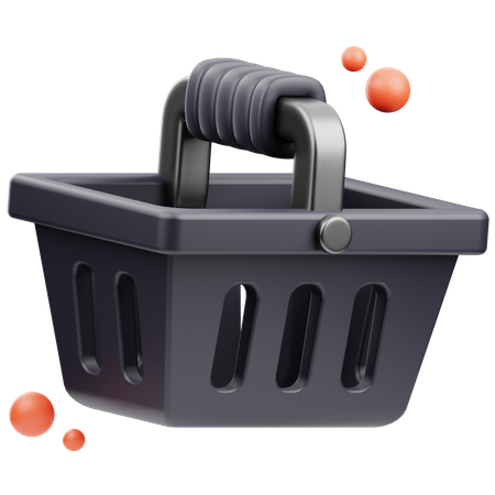 Cesta de compras  3D Icon