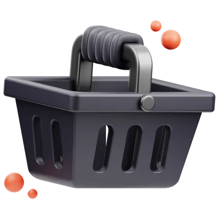 Cesta de compras  3D Icon