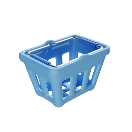 Cesta de compras  3D Icon