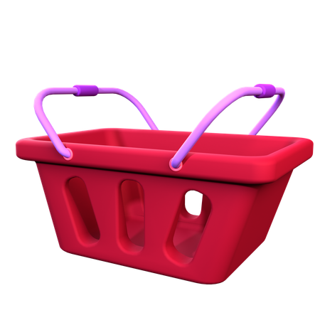 Cesta de compras  3D Icon