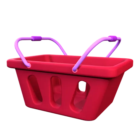 Cesta de compras  3D Icon