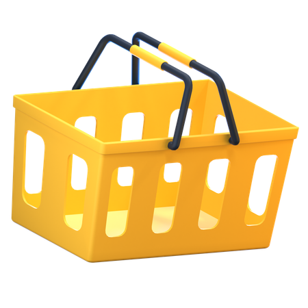 Cesta de compras  3D Icon