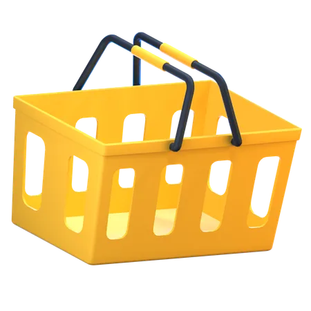 Cesta de compras  3D Icon