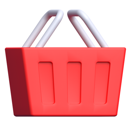 Cesta de compras  3D Icon