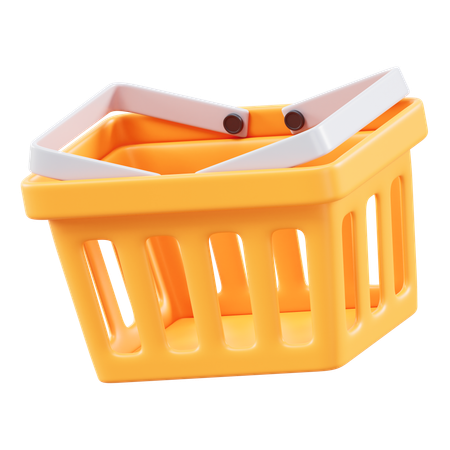 Cesta de compras  3D Icon