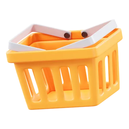 Cesta de compras  3D Icon