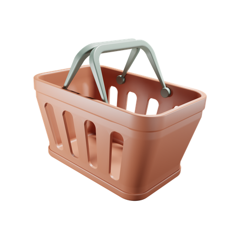 Cesta de compras  3D Icon