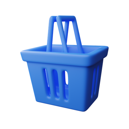 Cesta de compras  3D Icon