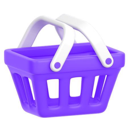 Cesta de compras  3D Icon