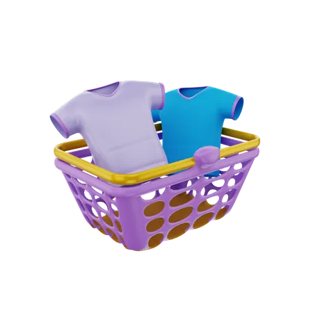 Cesta de compras  3D Icon