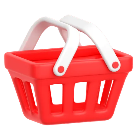 Cesta de compras  3D Icon