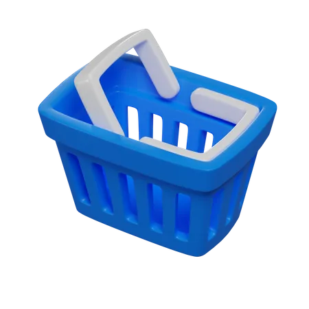 Cesta de compras  3D Illustration