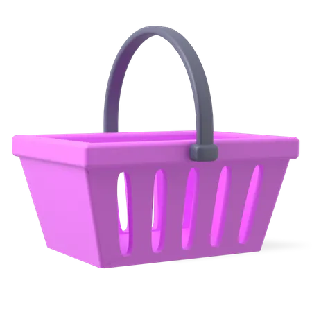 Cesta de compras  3D Illustration