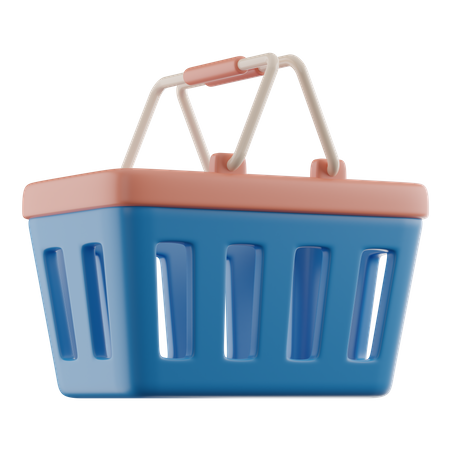 Cesta de compras  3D Illustration