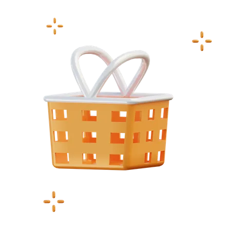 Cesta de compras  3D Illustration