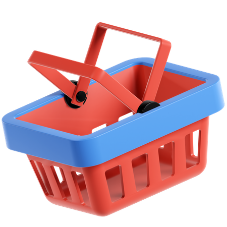 Cesta de compras  3D Illustration