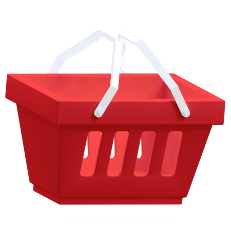 Cesta de compras  3D Illustration