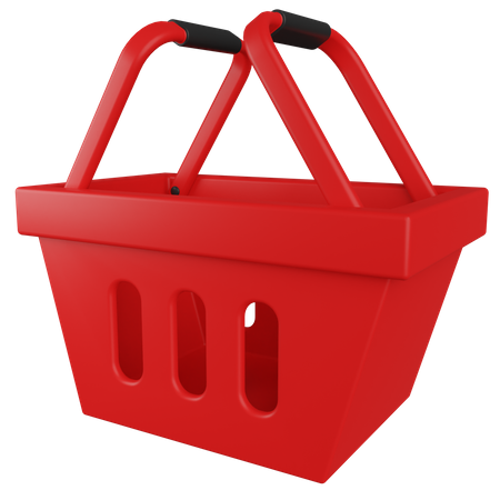 Cesta de compras  3D Illustration