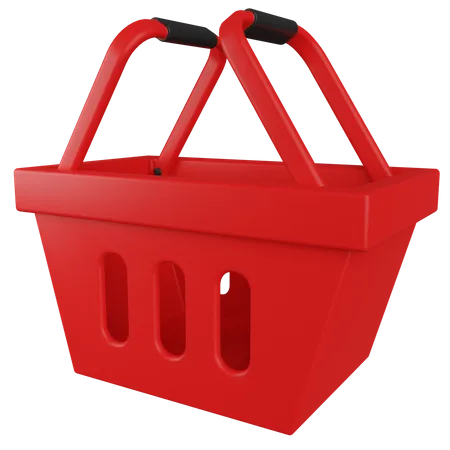 Cesta de compras  3D Illustration