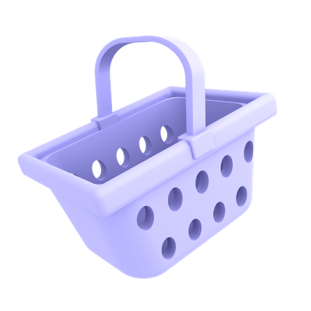 Cesta de compras  3D Illustration